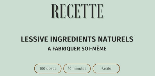recette lessive naturelle écologique
