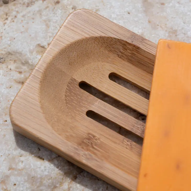 Porte-savon en bambou