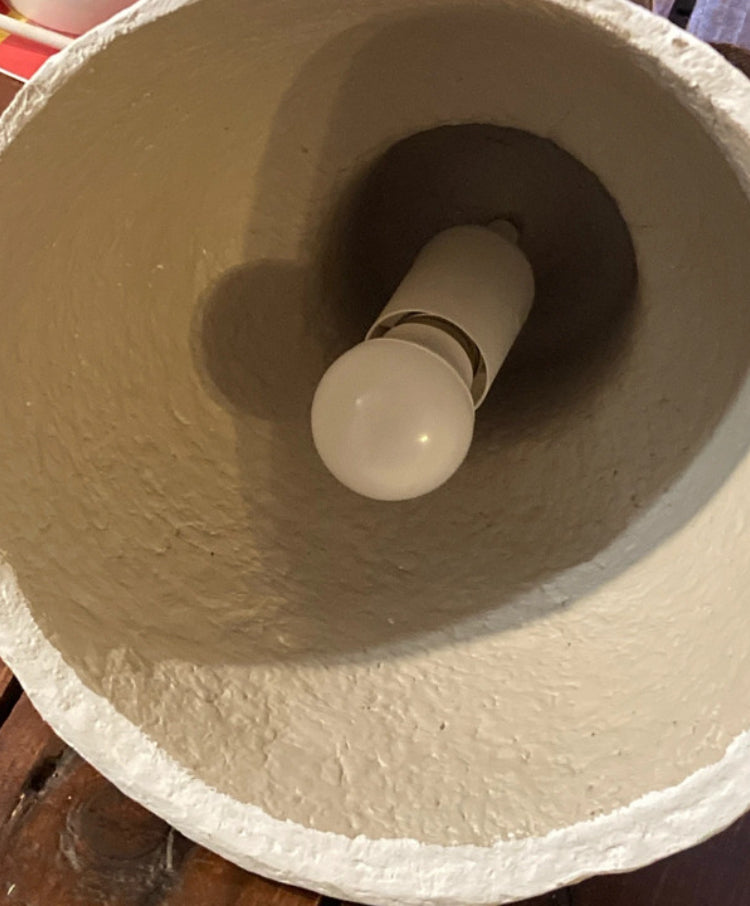Lampe suspension papier mâché