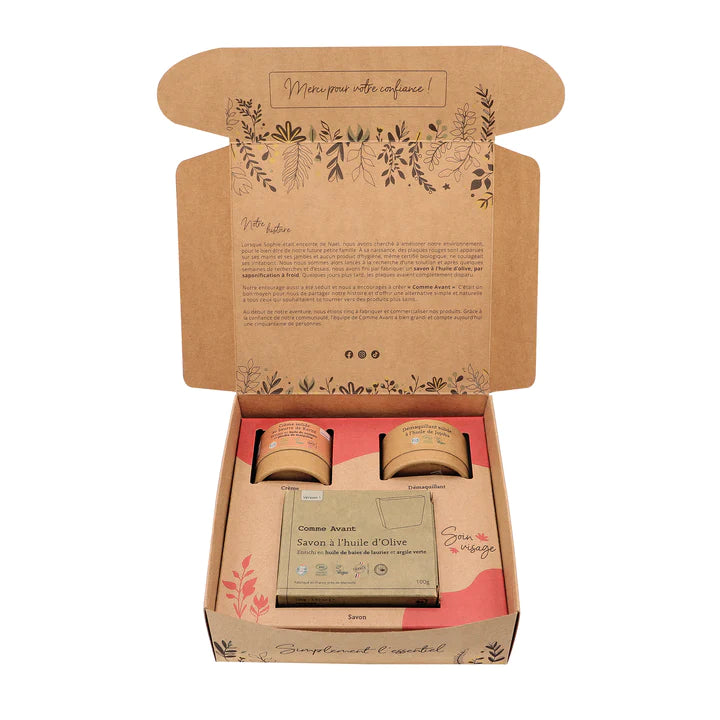 Coffret routine visage zéro déchet