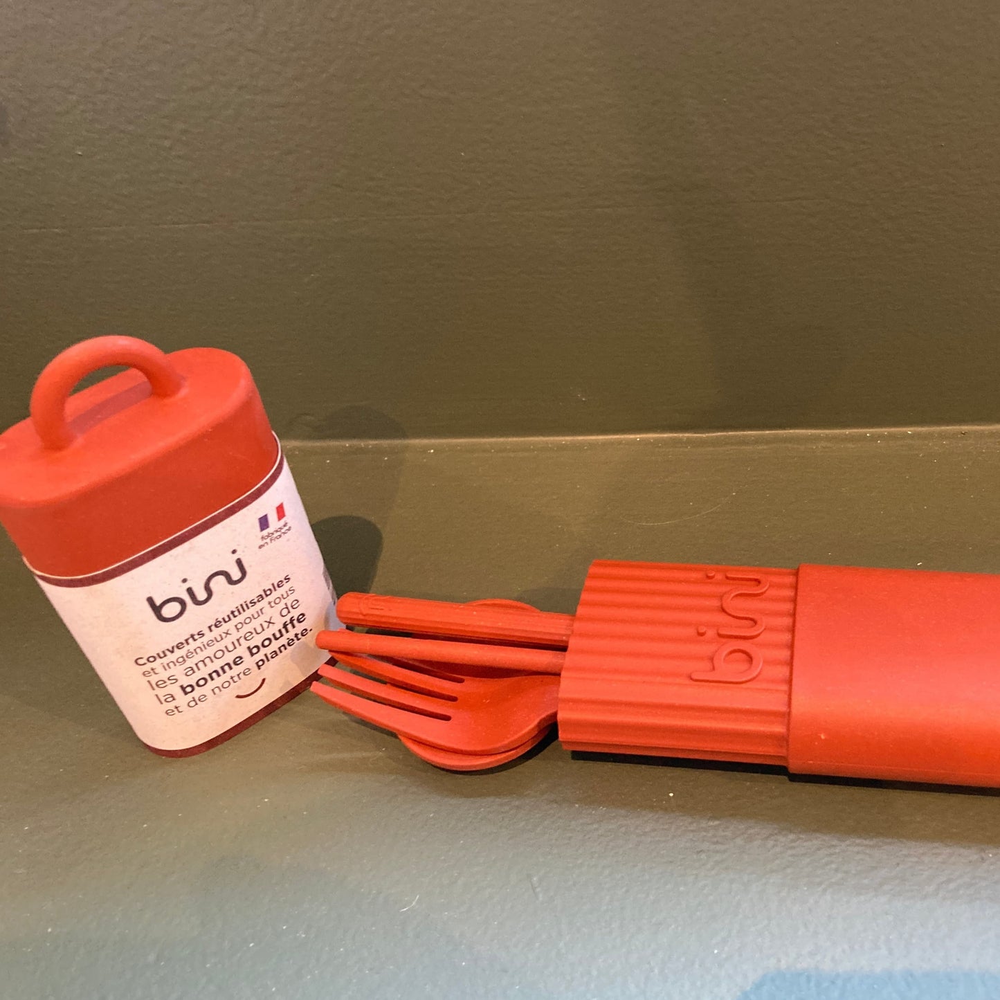 Kit de couverts réutilisables