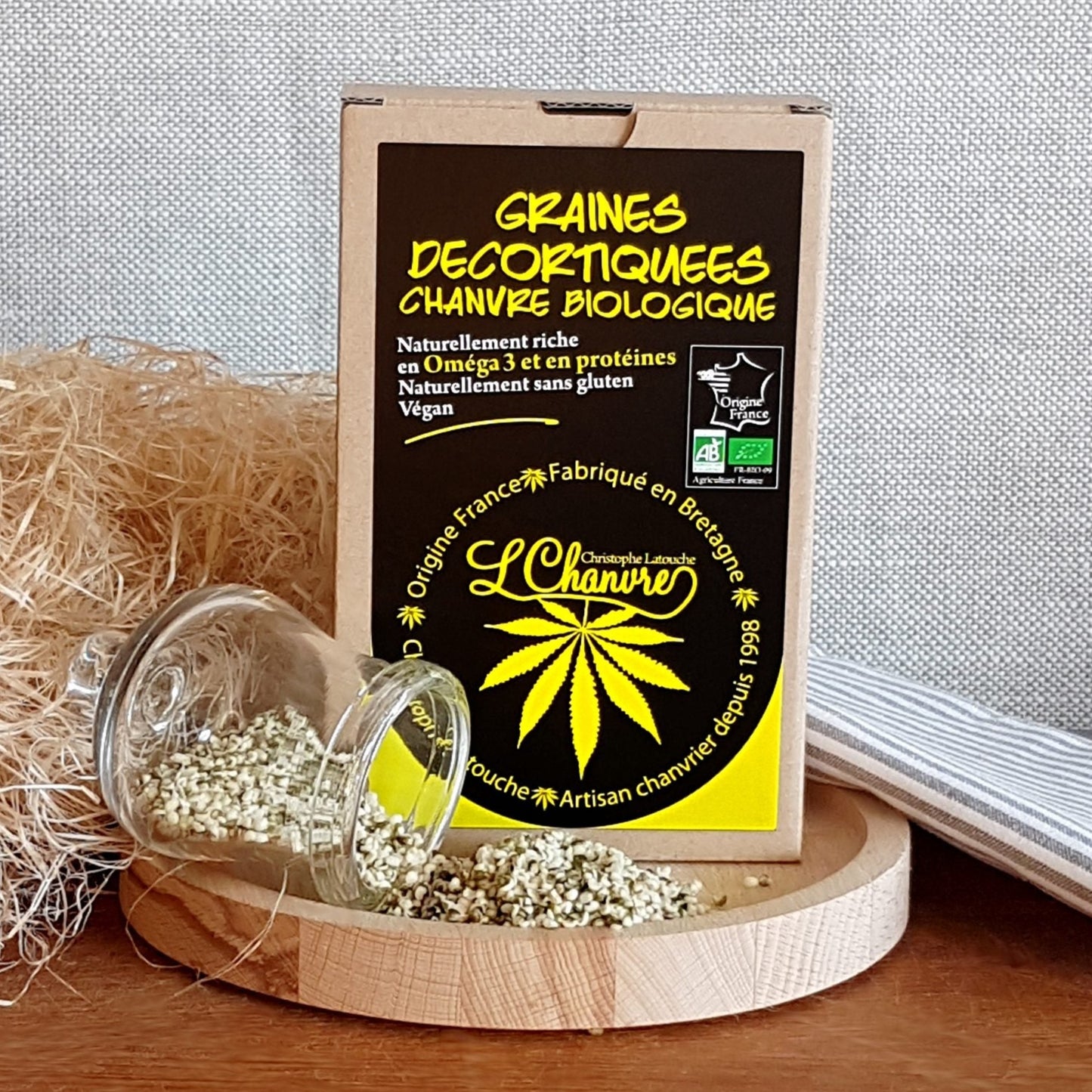 Graines de chanvres décortiquées BIO - 250 g