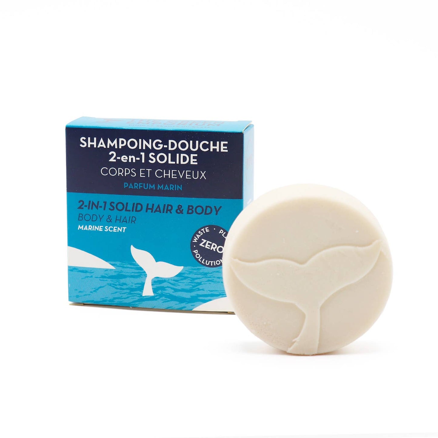 Shampoing Douche Solide 2 en 1 - Parfum Marin
