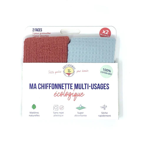 Chiffonnettes multi-usages réutilisables