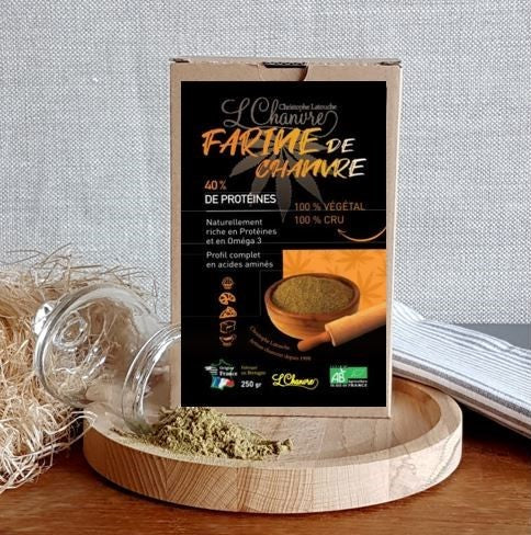 Farine de chanvre bio