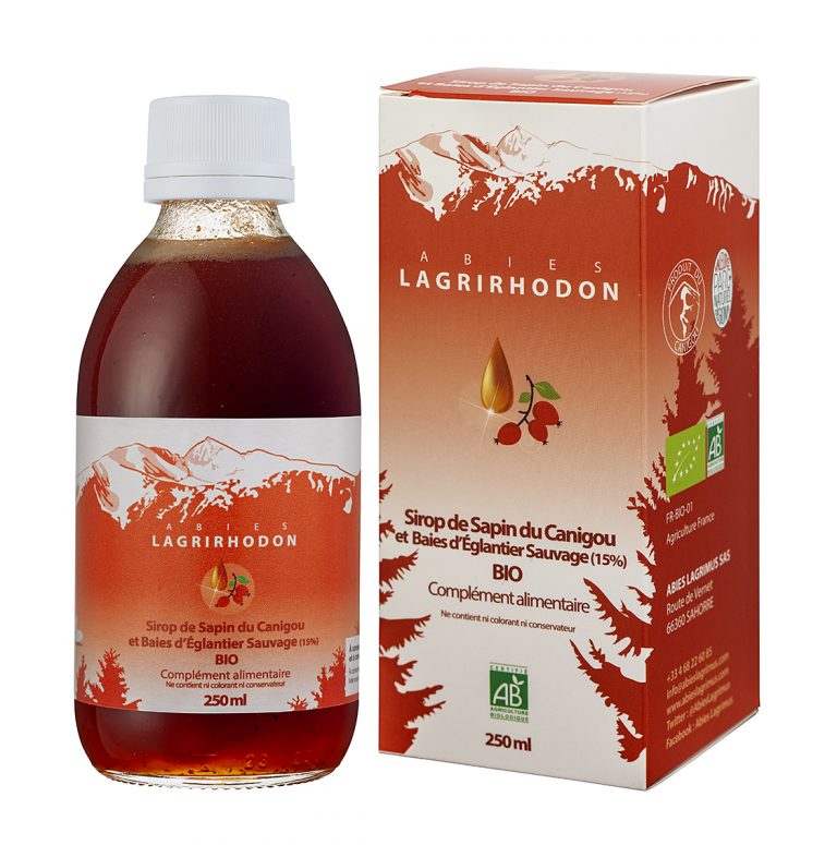 Sirop de sapin du Canigou & Cynorhodon Lagrirhodon - 250 ml