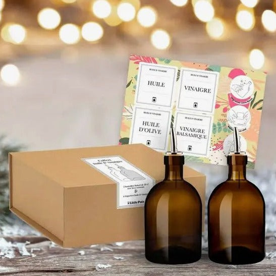 bouteille huile et vinaigre