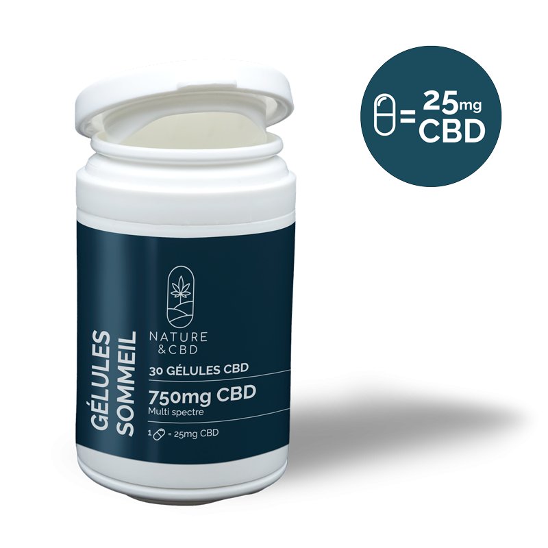 Gélules sommeil au CBD - 30 gélules