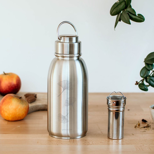 Bouteille isotherme inox zéro déchet