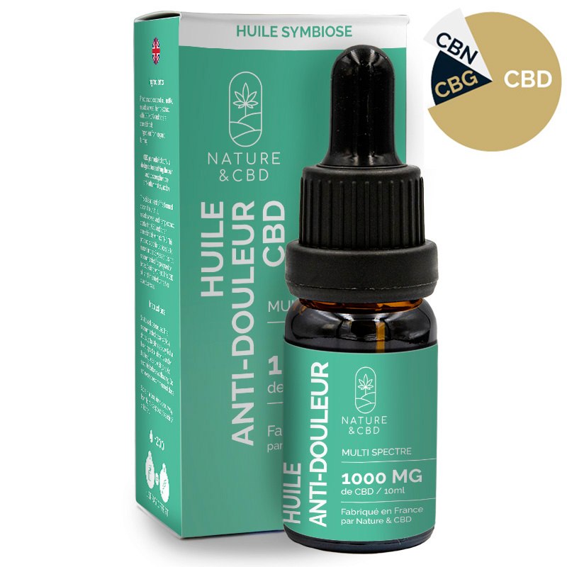 Huile anti-douleur au CBD - 10 ml