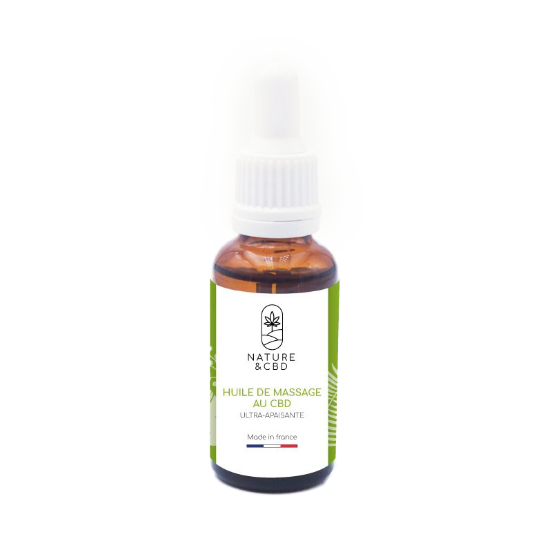 Huile de soin apaisante au CBD