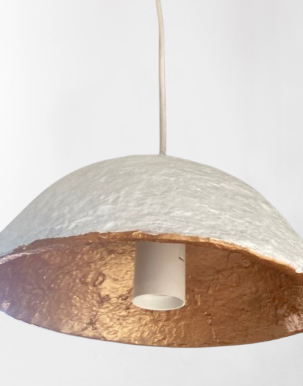 Lampe suspension papier mâché