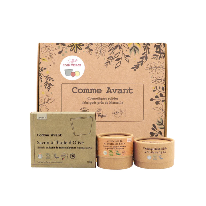 Coffret routine visage zéro déchet